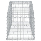 Arched Gabion Basket 150x50x40/60 cm Galvanised Iron