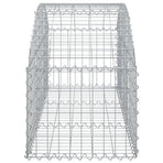 Arched Gabion Basket 150x50x40/60 cm Galvanised Iron
