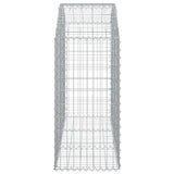 Arched Gabion Basket 150x50x100/120 cm Galvanised Iron