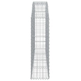 Arched Gabion Basket 200x30x100/120 cm Galvanised Iron