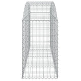 Arched Gabion Basket 200x50x80/100 cm Galvanised Iron