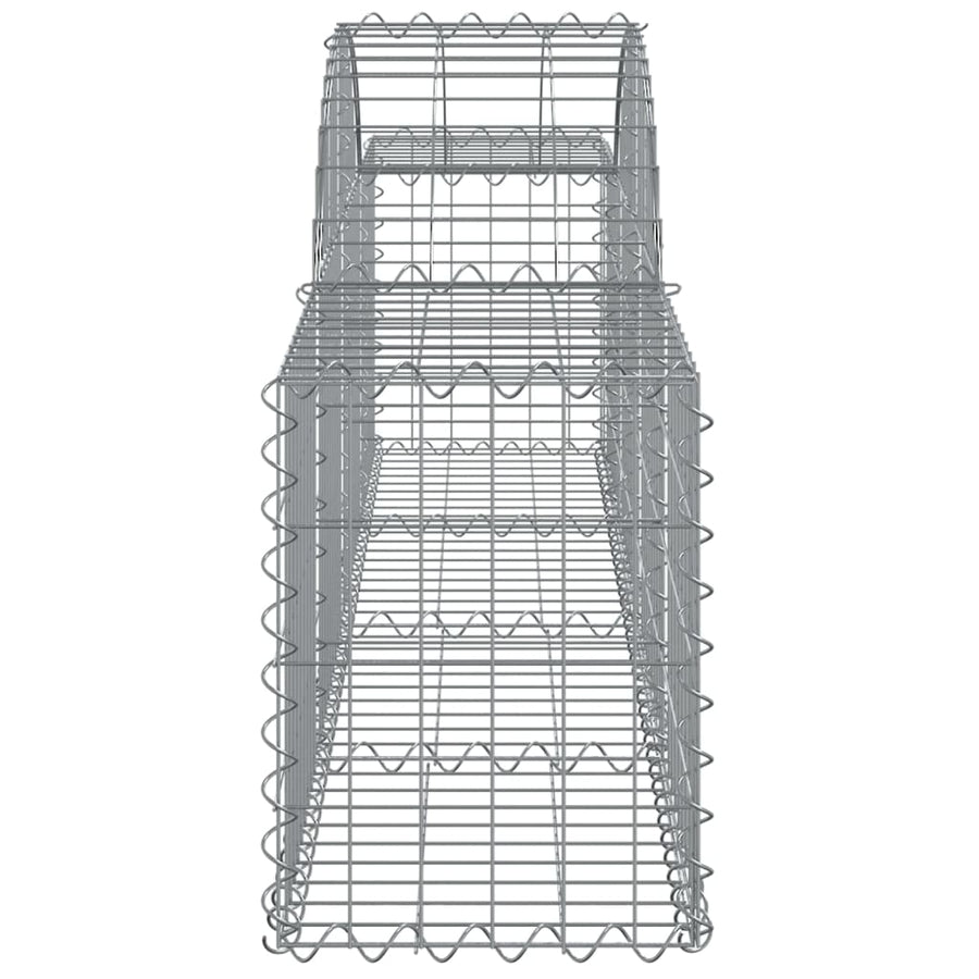 Arched Gabion Basket 200x30x40/60 cm Galvanised Iron