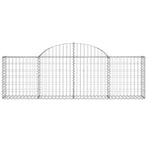 Arched Gabion Basket 200x30x60/80 cm Galvanised Iron