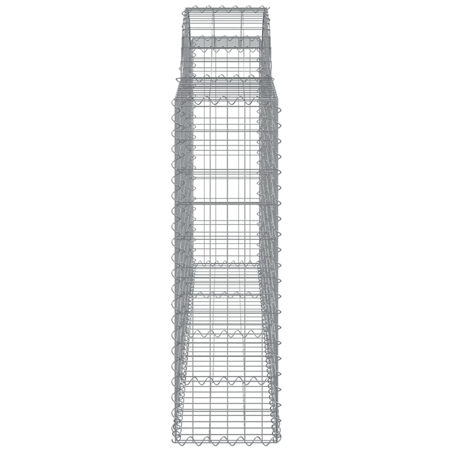 Arched Gabion Basket 200x30x100/120 cm Galvanised Iron