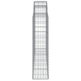 Arched Gabion Basket 200x30x120/140 cm Galvanised Iron