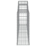 Arched Gabion Basket 300x30x80/100 cm Galvanised Iron