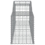 Arched Gabion Basket 300x50x60/80 cm Galvanised Iron
