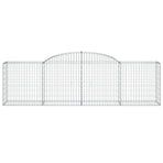 Arched Gabion Basket 300x50x80/100 cm Galvanised Iron