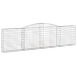 Arched Gabion Basket 400x30x100/120 cm Galvanised Iron