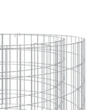Gabion Fire Pit ? 50 cm Galvanised Iron