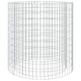 Gabion Fire Pit ? 100 cm Galvanised Iron