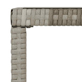 4 Piece Garden Lounge Set with Cushions Grey Poly Rattan