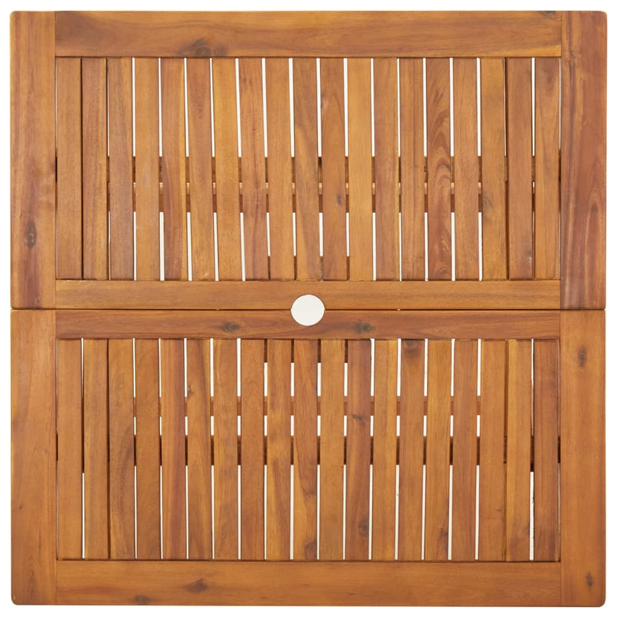 5 Piece Garden Dining Set Solid Wood Acacia