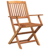 5 Piece Garden Dining Set Solid Wood Acacia - 45-Degree Angle