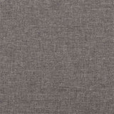 2-Seater Sofa with Pillows&Cushions Dark Grey 120 cm Fabric - Rear View
