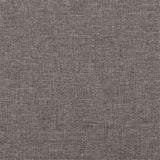3-Seater Sofa with Pillows&Cushions Dark Grey 180 cm Fabric - Rear View