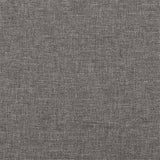 2-Seater Sofa with Pillows&Cushions Dark Grey 140 cm Fabric
