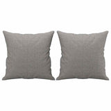 3-Seater Sofa with Pillows&Cushions Light Grey 210 cm Fabric
