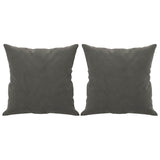 3-Seater Sofa with Pillows&Cushions Dark Grey 180 cm Velvet