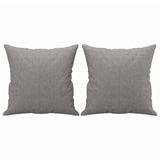 2-Seater Sofa with Pillows&Cushions Light Grey 120 cm Fabric - 45-Degree Angle
