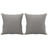 3-Seater Sofa with Pillows&Cushions Light Grey 180 cm Fabric - 45-Degree Angle