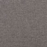 3-Seater Sofa with Footstool Dark Grey 210 cm Fabric