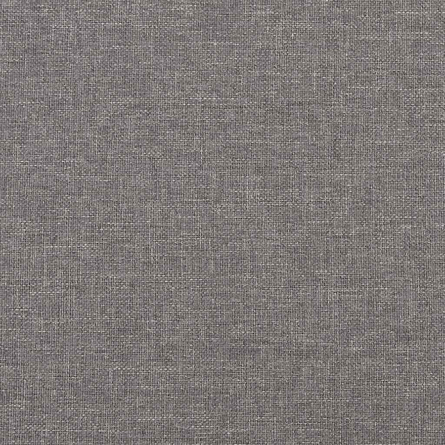 3-Seater Sofa with Footstool Light Grey 180 cm Fabric