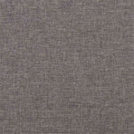 3-Seater Sofa with Footstool Dark Grey 210 cm Fabric