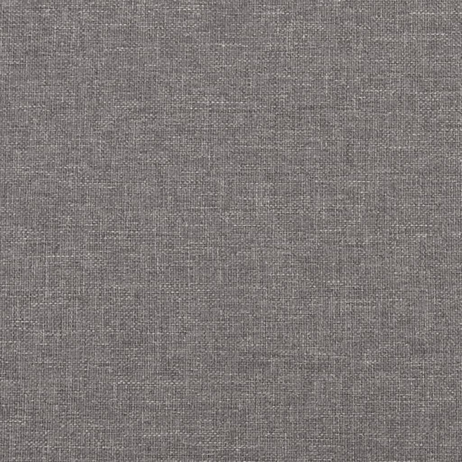 Sofa Chair with Footstool Light Grey 60 cm Fabric