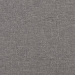 3-Seater Sofa with Footstool Light Grey 180 cm Fabric