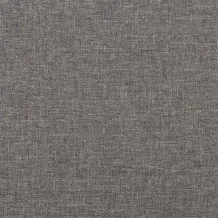 3-Seater Sofa with Footstool Dark Grey 210 cm Fabric