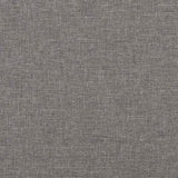 3-Seater Sofa with Footstool Light Grey 180 cm Fabric