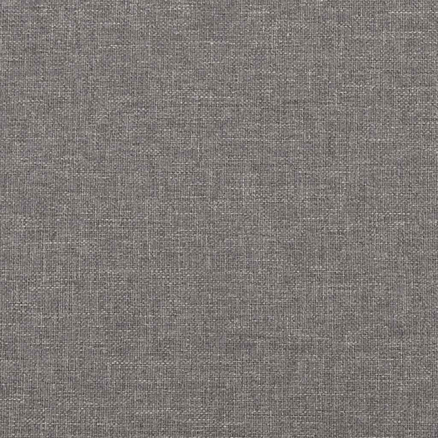 3-Seater Sofa with Footstool Light Grey 180 cm Fabric
