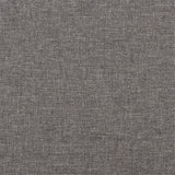 4 Piece Sofa Set with Throw Pillows&Cushions Dark Grey Fabric