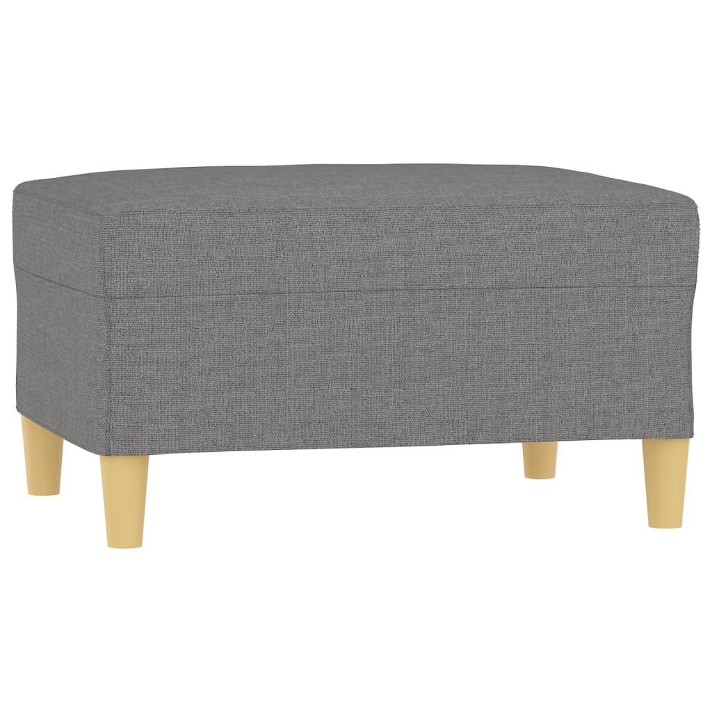 4 Piece Sofa Set with Throw Pillows&Cushions Dark Grey Fabric