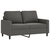 3 Piece Sofa Set with Cushions Dark Grey Velvet