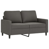 3 Piece Sofa Set with Cushions Dark Grey Velvet