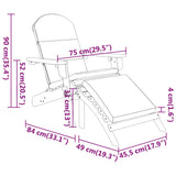 3 Piece Adirondack Garden Lounge Set Solid Wood Acacia