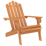 5 Piece Adirondack Garden Lounge Set Solid Wood Acacia - Rear View