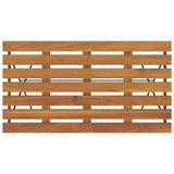 7 Piece Folding Bistro Set Solid Wood Acacia and Steel - Extra Image