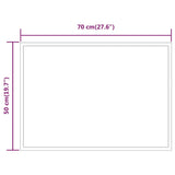 LED Bathroom Mirror 50x70 cm