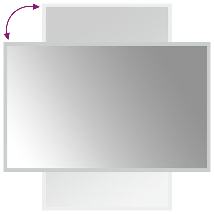 LED Bathroom Mirror 50x80 cm