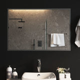 LED Bathroom Mirror 60x90 cm - Top-Down View