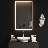 LED Bathroom Mirror 60x100 cm - Side View