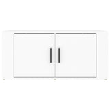 Coffee Table White 80x50x36 cm Engineered Wood