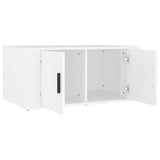Coffee Table White 80x50x36 cm Engineered Wood