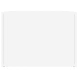 Coffee Table White 80x50x36 cm Engineered Wood