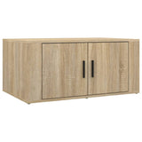 Coffee Table Sonoma Oak 80x50x36 cm Engineered Wood - Front View
