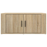 Coffee Table Sonoma Oak 80x50x36 cm Engineered Wood - 45-Degree Angle