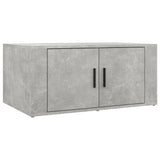 Coffee Table Concrete Grey 80x50x36 cm Engineered Wood - Front View